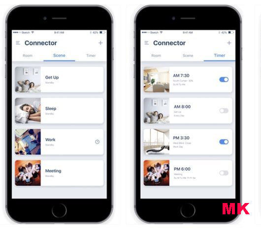 Додаток для керування карнизами компанії Motokarniz