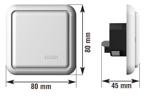 Передавач Somfy для розумного будинку Dry Contact Transmitter
