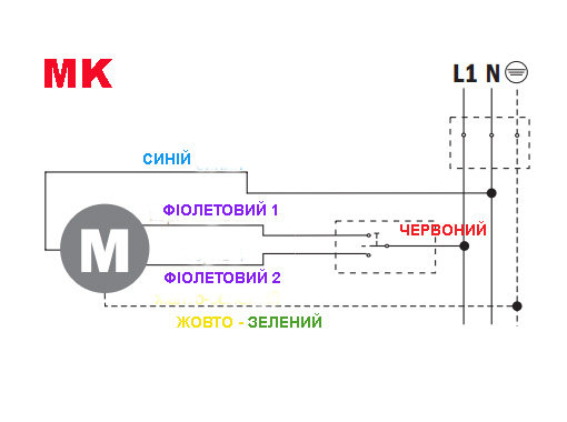 Схема подключения мотора к Legrand Valena c Netatmo