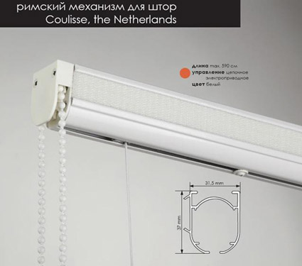 Разміри римського карниза